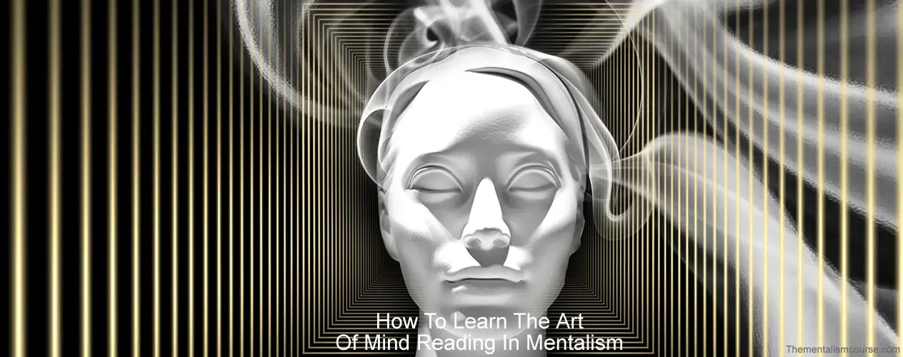 How to learn the art of mind reading in mentalism