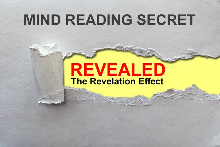 The Revelation Effect - Mind reading secret revealed